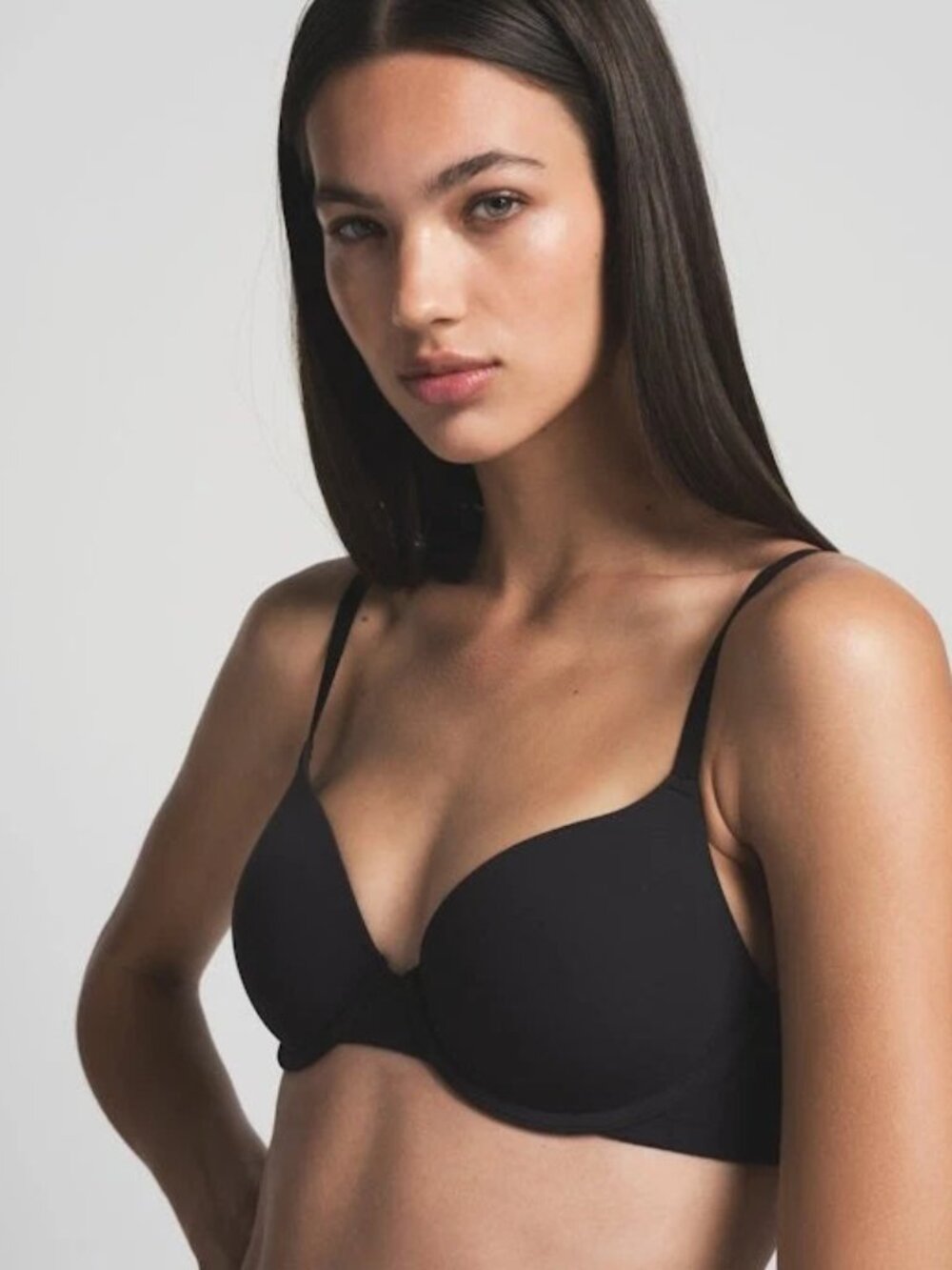 Skims Black Fits Everybody Underwire Bra
